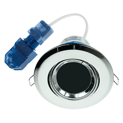 Ovia Lighting OVGU305CH 240v Cast Fire Rated IP20 Adjustable Downlight Chrome