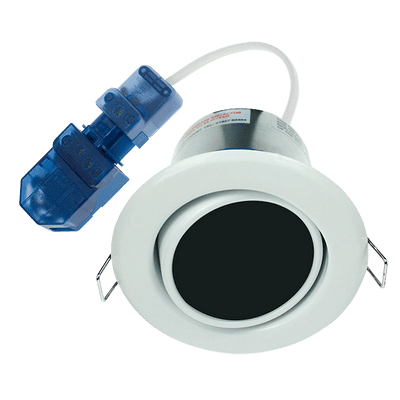 Ovia Lighting OVGU320WH 240v Fire Rated IP20 Adjustable Downlight White