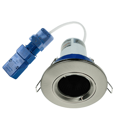 Ovia Lighting OVGU700SC 240v Cast Fire Rated IP20 Fixed Downlight Satin Chrome