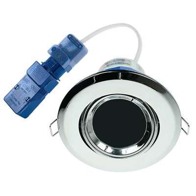 Ovia Lighting OVGU705CH 240v Cast Fire Rated IP20 Adjustable Downlight Chrome