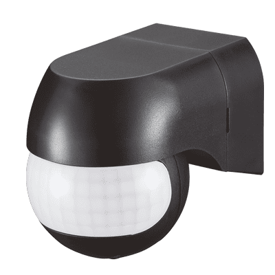 Ovia Lighting OVPIR003BK 240v Rotatable 180 Deg PIR IP44 Black