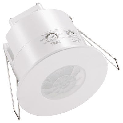 Ovia Lighting OVPIR009WH 240v Recessed 360 Deg Flush PIR IP20 White Mo