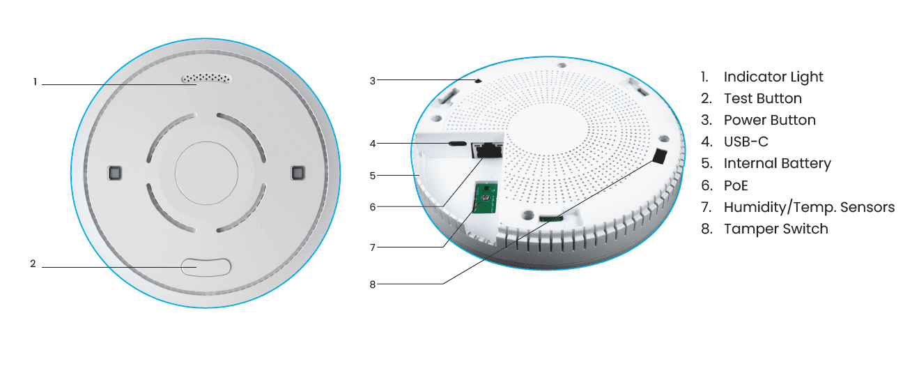 elfbar nachfüll pod läuft aus QVIS QFS-VAPE Vape Smoke Detector Alarm