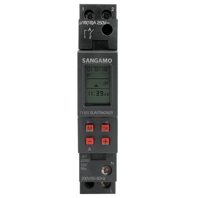 Sangamo 71101 Din Rail Astro 1mod 1ch 7day Time Switch