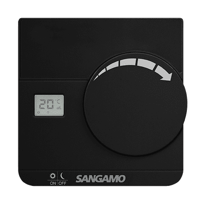 Sangamo CHPRSTATDB Choice Plus Room Thermostat Digital Black
