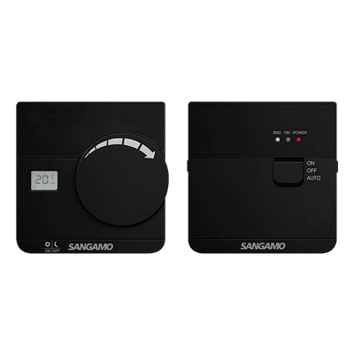 Sangamo CHPRSTATDRFB Choice Plus Room Thermostat Digital Black Wireless
