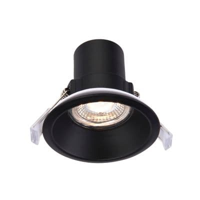Saxby Lighting 101343 ShieldEco CCT Anti-Glare Black IP65 5W