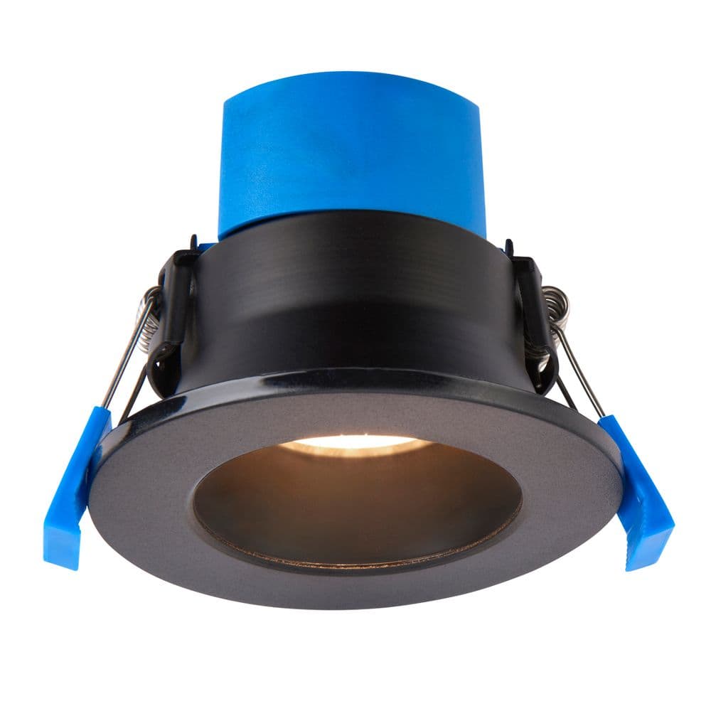 Saxby Lighting 112542 ShieldPro Anti Glare 4CCT IP65 7W Matt Black
