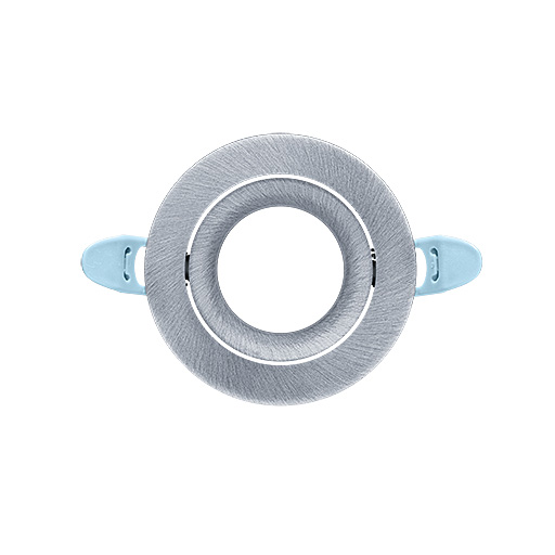 ThornEco 96632303 Lily Adjustable Round Trim In Silver Matt