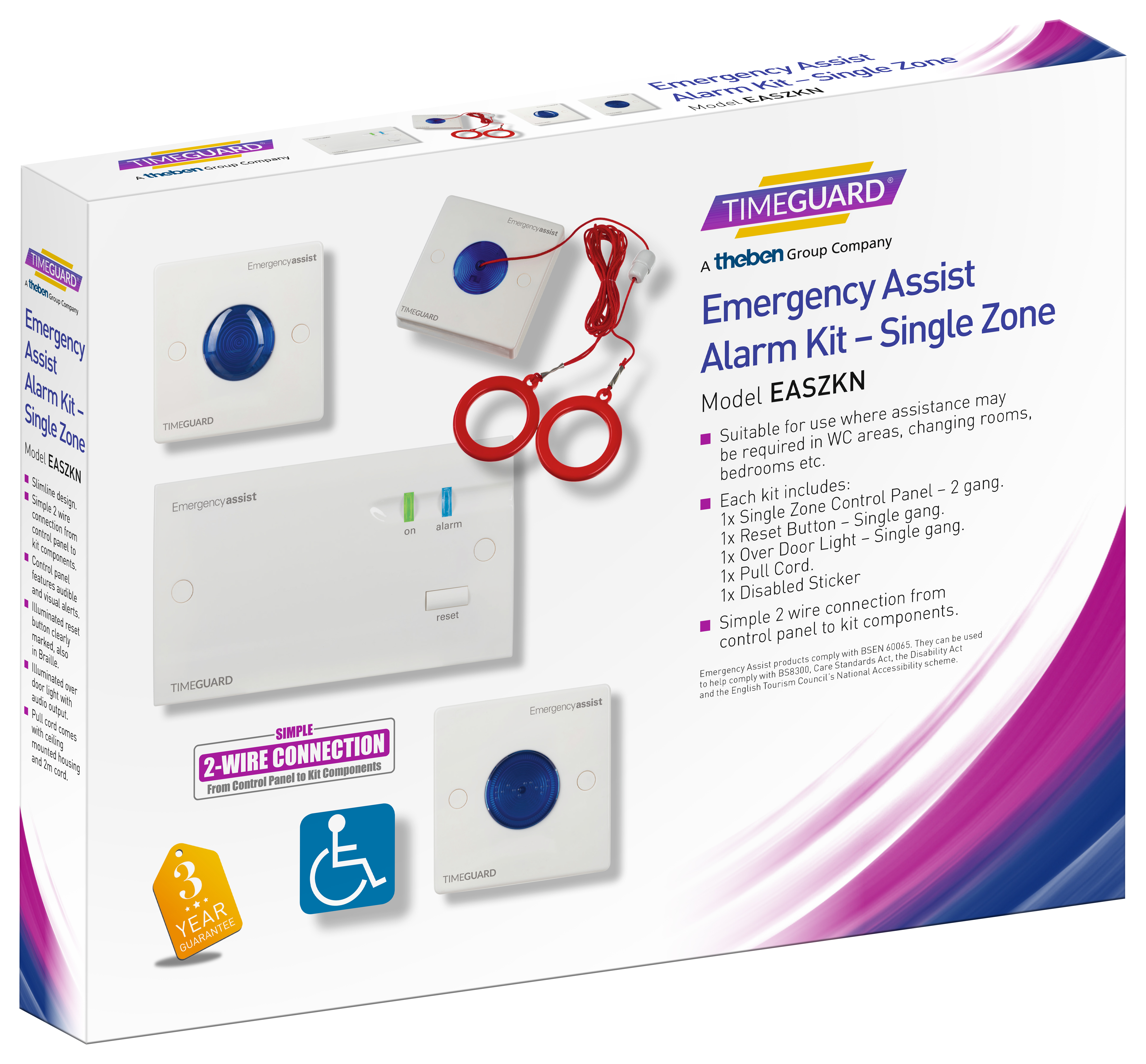 Timeguard EASZKN Emergency Assist Alarm Kit Single Zone