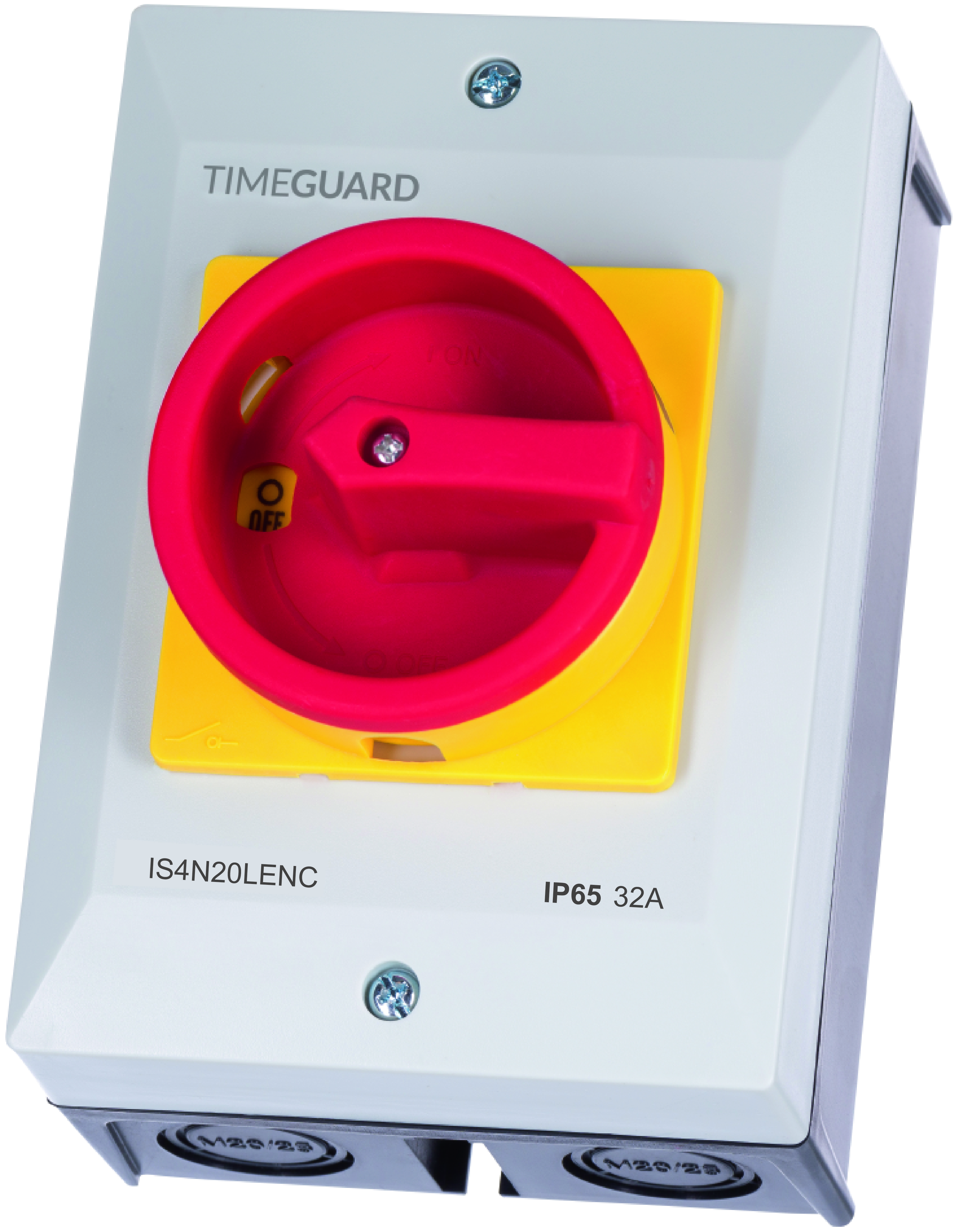 Timeguard IS4N20LENC Weather Safe Large Bodided Rotary Isolator Switch 4 Pole 20A
