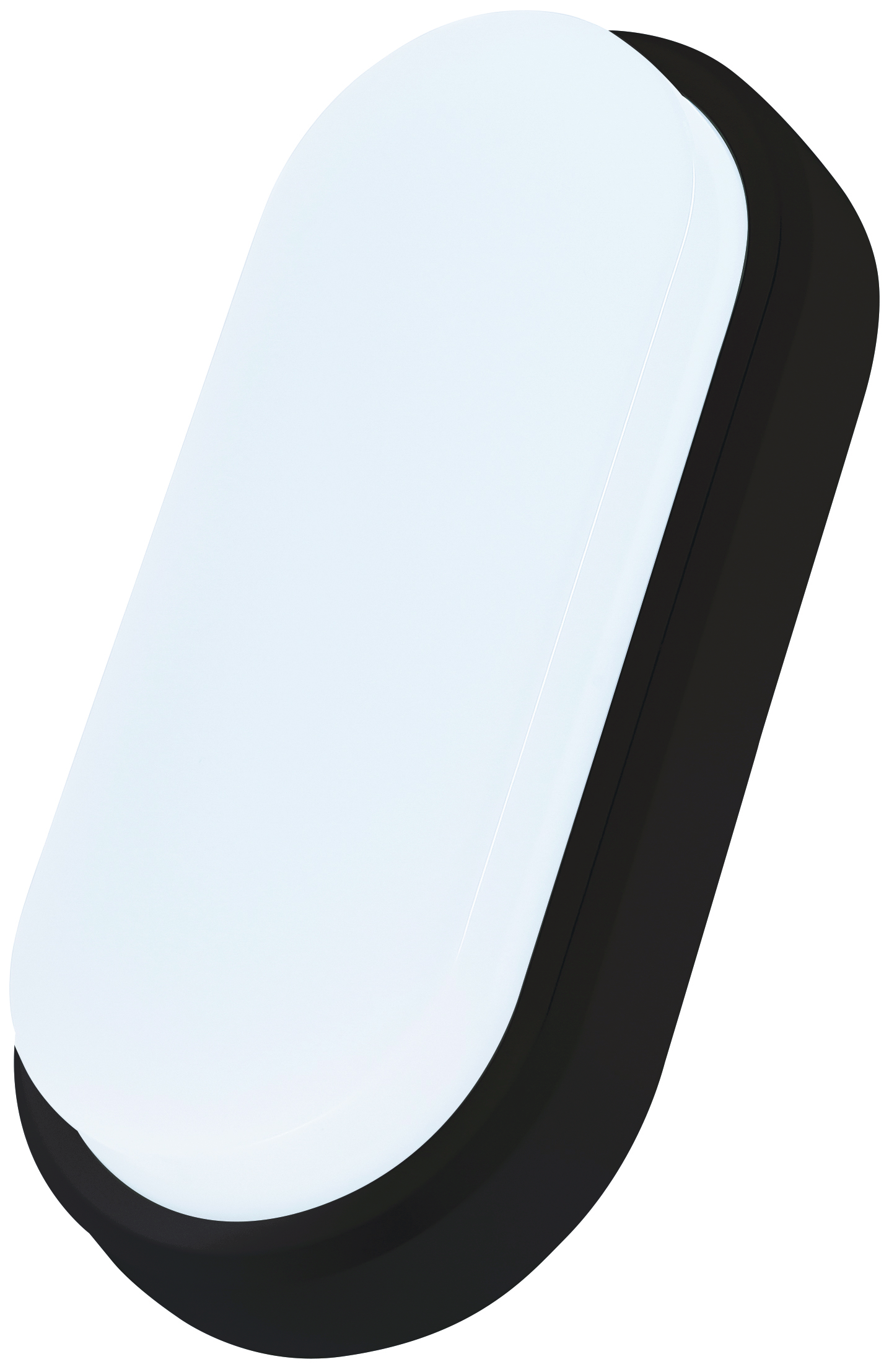 Timeguard LEDSO12B 12W Slimline LED IP54 Oval Wall/Ceiling Light Black