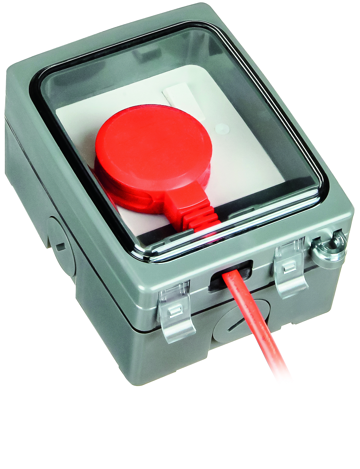 Timeguard TGV101N Weather Safe Vision Single Gang 13A Switched Socket