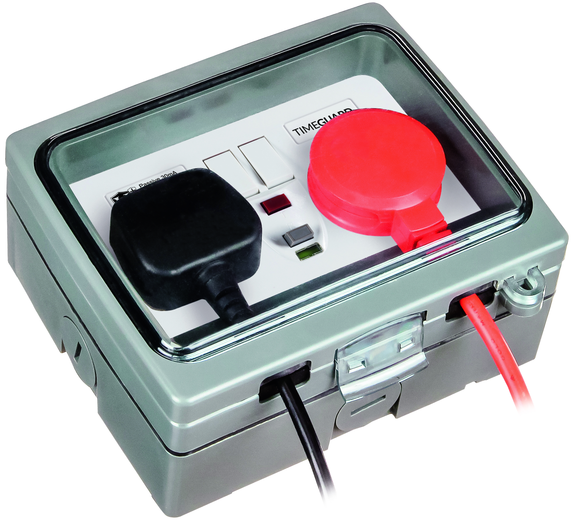 Timeguard TGV204NP Weather Safe Vision Twin Gang 13A Switched RCD ...