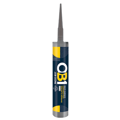 Unicrimp OB1SCS290G Grey OB1 Multi-Surface Sealant & Adhesive 290ml