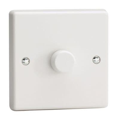 Varilight JQP401W V-Pro 2 Way 1 Gang Push On / Off LED Dimmer Switch