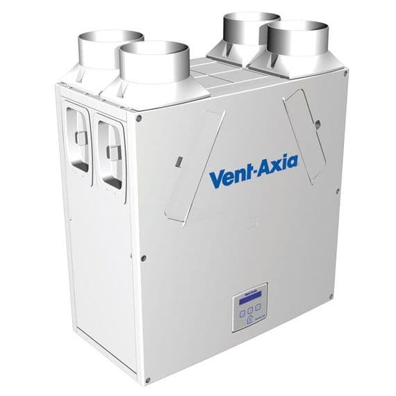 Vent Axia 408451 Lo Carbon Sentinel Kinetic High Flow MVHR Heat Recovery Unit Left Hand Flow