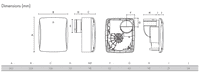 Vent-Axia 427479 SOLO PLUS HT Centrifugal Extract Fan with Humidistat/Timer