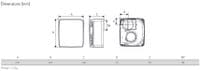 Vent-Axia 431613B CENTRIF DUO PLUS P Extractor Fan with Override Pull Cord