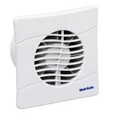 Vent-Axia 436530A Slim Line Extractor Fan with Backdraught Shutters BAS100SLB
