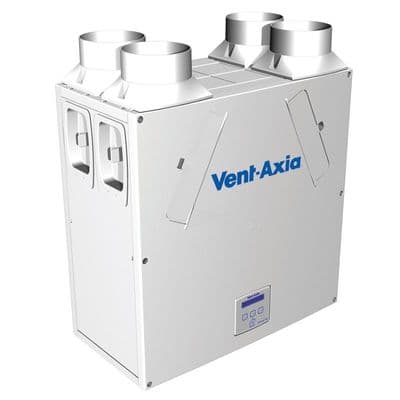 Vent Axia 443028L Sentinel Kinetic Plus B Heat Recovery Unit, Bypass & Humidistat Left Hand Flow