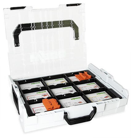 WAGO 887-926 Splicing Connector Set L-Boxx 102 Including 221, 2273 Series And Mounting Carrier (679 Pieces)