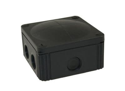 Wiska 10061779 COMBI 607/5/S 110x110x66mm PVC Adaptable Box Black IP66