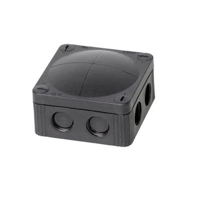 Wiska COMBI 308/5/S Black IP66/67 Weatherproof Junction Box 85x85x51mm 10060580