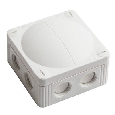 Wiska COMBI 308/5 White IP66/67 Pole Terminal Junction Box 32Amp 10060611