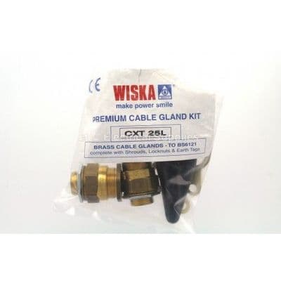 Wiska CXT25L SY Armoured Cable Outdoor Gland Pack 11.1-19.9mm