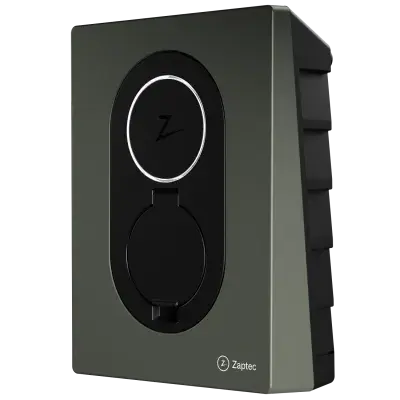 Zaptec 900-00016 Go 7.4KW Smart EV Charging Point - Moss Green