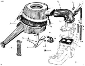Air intake and engine breather systems