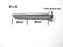 Bolt, M7x50