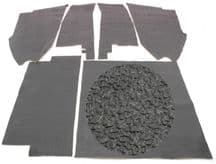 Boot lining set, DS / ID Saloon, black
