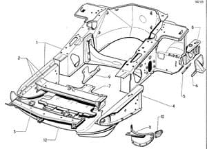 Chassis and structure: Front part
