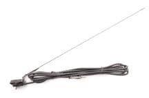 Chrome radio aerial for roof