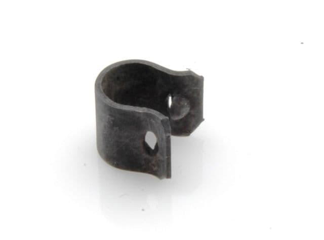 Clip for boot lid rubber that sits against rear window