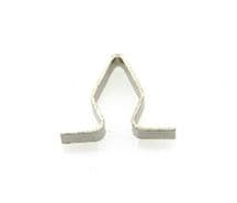 Clip for interior furry window sealing strip