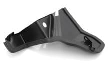 Closing panel under rear height corrector