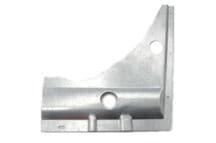 Closing panel under right front suspension