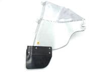 Cover panel with mudflap, left rear