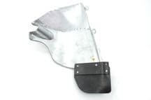 Cover panel with mudflap, right rear