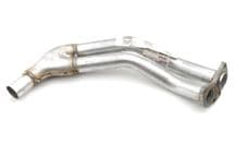 Double front exhaust pipe, mild steel