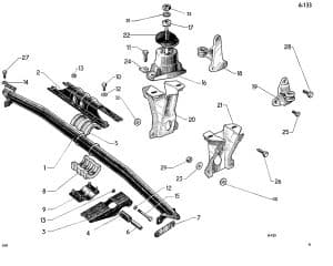 Engine and gearbox mountings