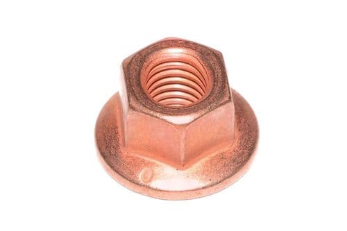 Exhaust nut M7 copper coated