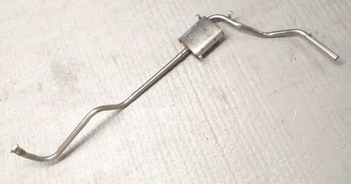 Exhaust system stainless steel, complete 9/63→