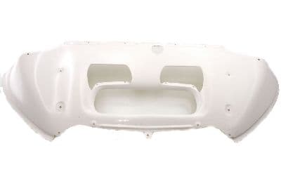 Fibreglass front under panel, 9/67>