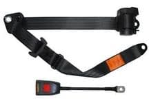 Front inertia reel seat belt - black modern type