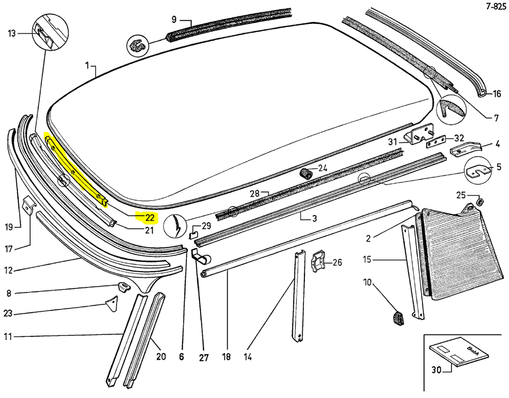 Front internal reinforcement