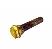 Fuel tank drain plug with strainer -7/52